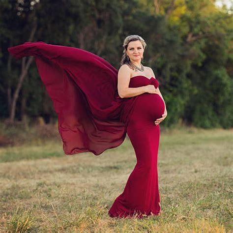 Shoulderless Maternity Dresses For Photo Shoot Pregnancy Dresses Maternity Photography Props