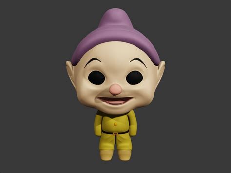 Dopey Dwarf Funko Pop 3d Print Model 3d Model 3d Printable Cgtrader