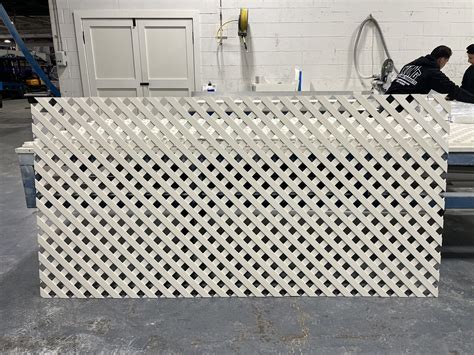 PVC Lattice Panels 1" Opening - PVC Solutions Group