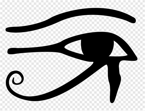 Horus의 눈 그림 Horus의 눈 고대 이집트 Wadjet Ra Ra의 눈 기타 흑백 Png Pngegg