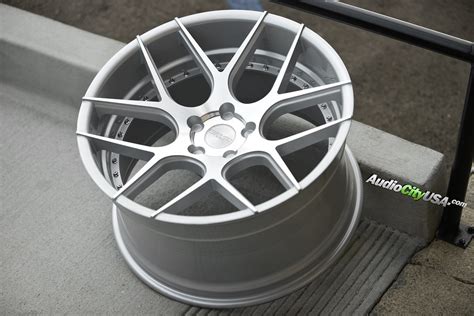 Rennen Csl 4 Silver Machine Wheels Rims Deep Concave And Extreme
