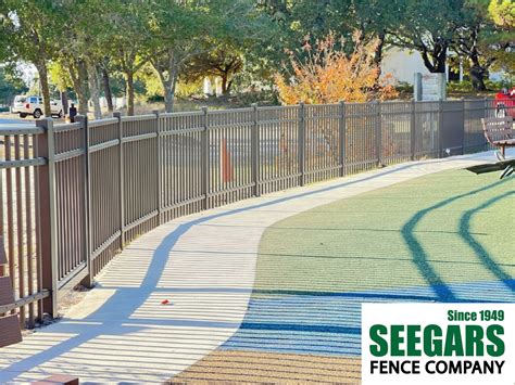 Playground Aluminum Fence Seegars Fence Company