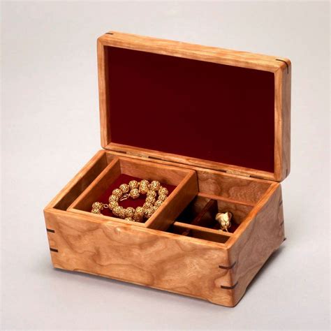 Small Wooden Jewelry Box Keepsake Box Memory Box With Divider And