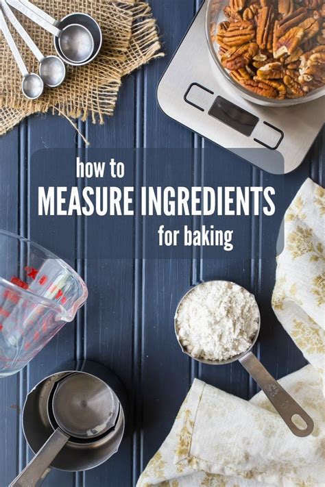 How To Measure Ingredients For Baking Accurately So Important Baking