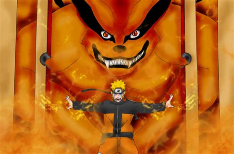 Naruto And Kurama By L Shader L Naruto Shippuden Sasuke Madara Uchiha