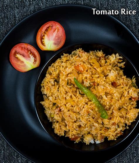 Tomato Rice Recipe How To Make South Indian Tomato Bhath