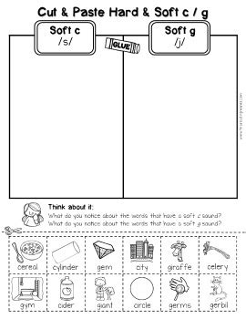 Hard and Soft C & G NO PREP Pack by This Reading Mama | TpT