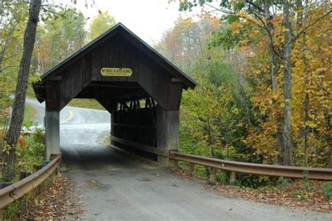 Emilys Bridge Covered Bridges New England Stowe Vermont