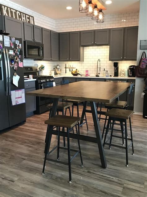 Perfect for intimate conversations, this. Urban Wood Goods High Top Bar Table, Bar Height Table ...