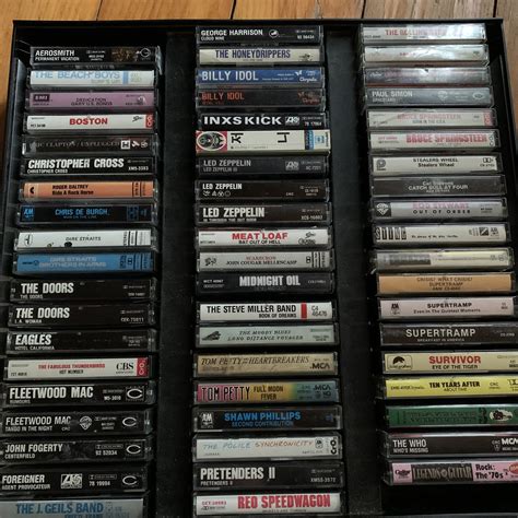 classic rock cassettes etsy