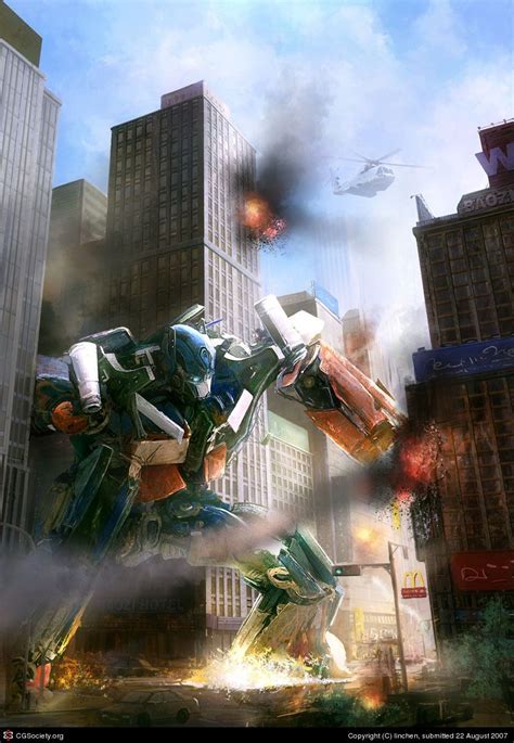 35 Futuristic Illustrations Of Robot Art Transformers