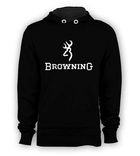 Browning Firearms Rifles Gun Pullover Hoodie Men Sweatshirts Size S To