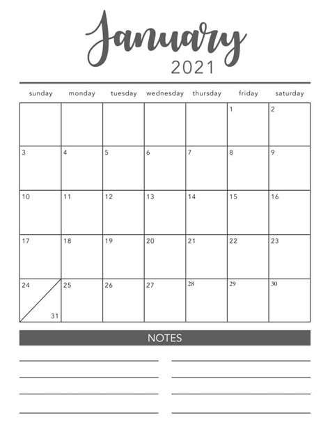 Free Printable Editable Calendars 2021 Template Calendar Design