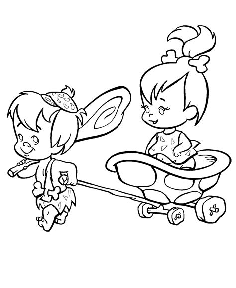 Flintstones coloring pages download and print for free