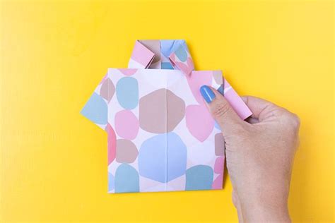 5 Minute Diy Origami Shirt Card For Fathers Day Club Crafted