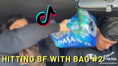 Hitting Boyfriend With Bag Challenge Tiktok Compilation Part 2 Tik