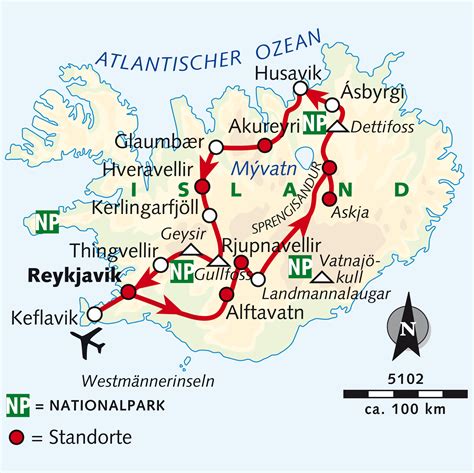 Island Abenteuer Hochland Überblick