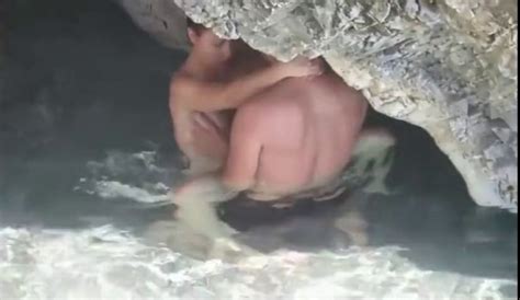 Young Couple Gets Caught Fucking In The Sea Vacation