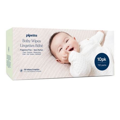 Pipette Fragrance Free Baby Wipes 10 Pk 72 Ct King Soopers