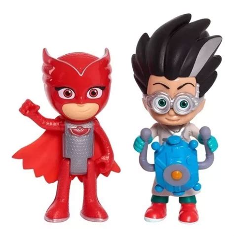 Owlette Y Romeo Figuras Héroes En Pijama Pj Masks Envío Gratis