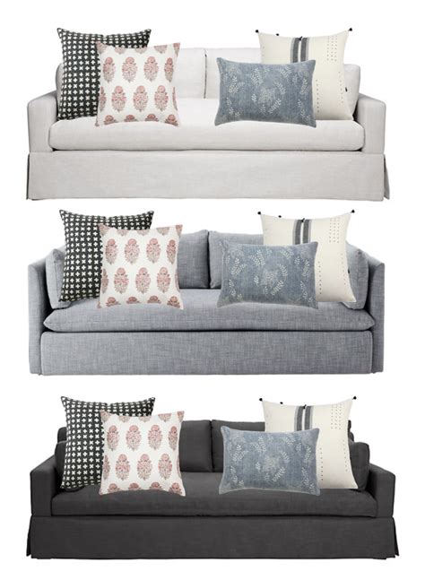 Unify by the finish of the furniture. Sofa Pillow Combinations. This makes figuring out the ...
