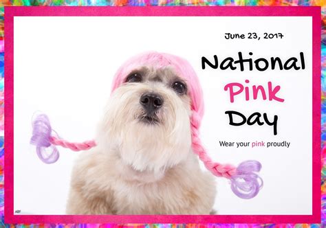 National Pink Dayjune 23 2017 National Pink Day Pink Day Pink