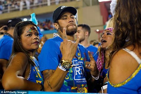 Neymar's family wants to change the conditions here and give these children the basics: Neymar parties with pop star Anitta and friends at the Rio ...