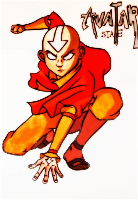 Aang Avatar State By Michellyme On Deviantart