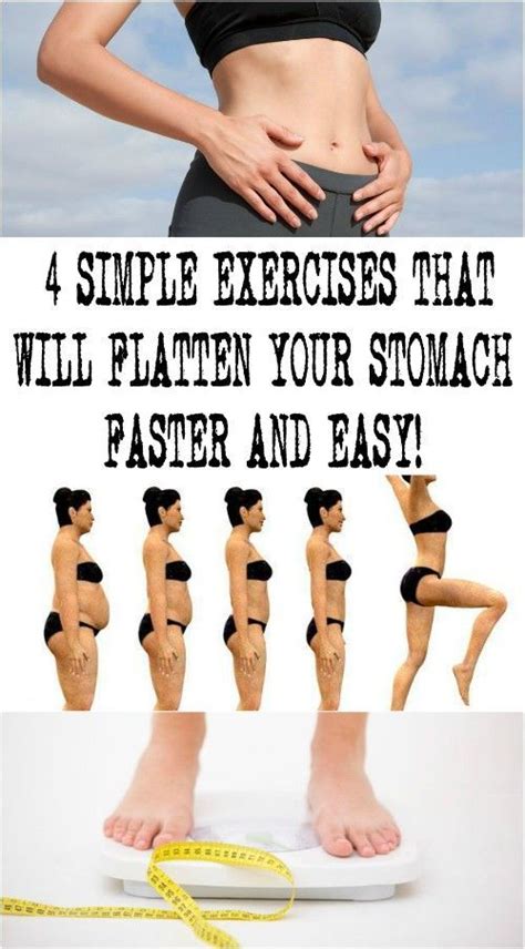 4 Simple Exercises That Will Flatten Your Stomach Faster And Easy Flatten Stomach Workout