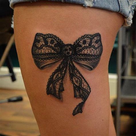 Nice Lace Tattoo Design Idea