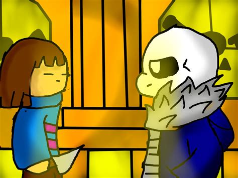 Sans And Frisk By Theflameing312 On Deviantart