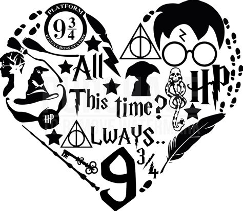 All This Time Always Svgharry Potter Wizard Svg Harry Potter Svg