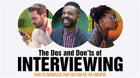 Be A ‘doer The Dos Of Interviewing And The Donts To