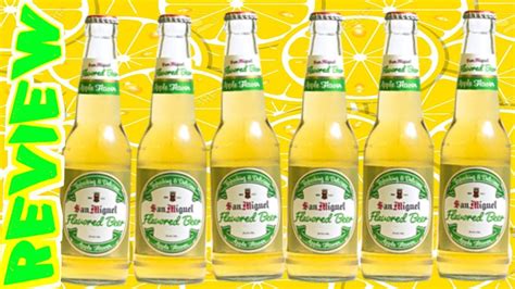 San Miguel Lemon Flavored Beer Review Youtube