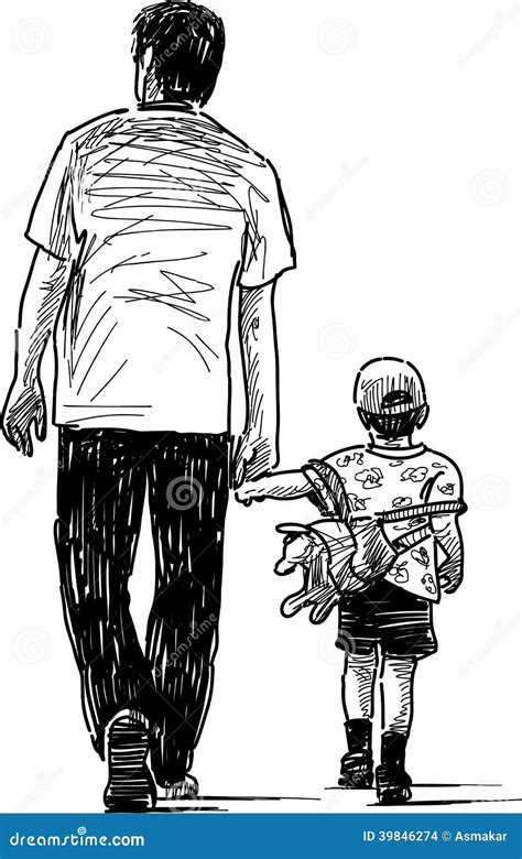 Aggregate More Than 144 Father And Son Drawing Easy Latest Vietkidsiq