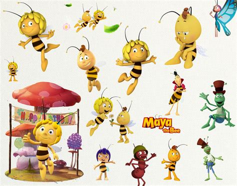 Maya The Bee Clipart Maya The Bee Images Maya The Bee Png Etsy
