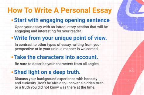 How To Write A Personal Essay Instructions Outline Essaypro
