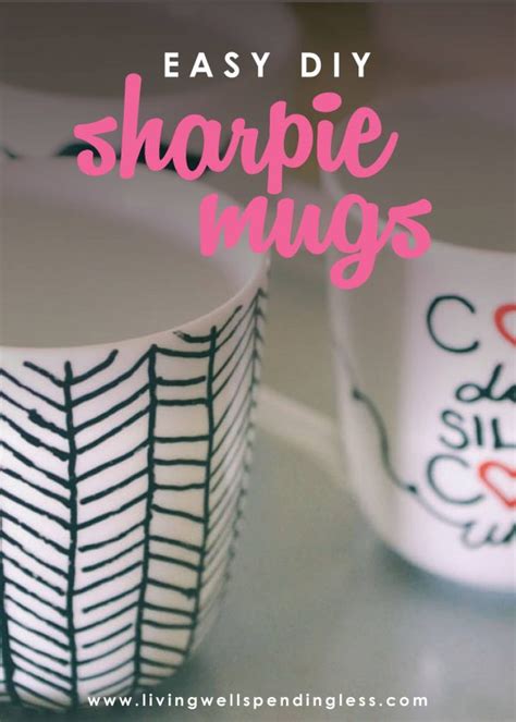 Easy Diy Sharpie Mugs Sharpie Mug Project Diy Mugs