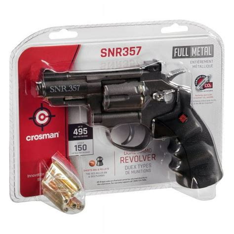 Crosman Snr357 Snub Nose 177 Bb Co2 Powered Air Revolver