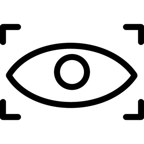Eye Scan Icon Line Iconset Iconsmind