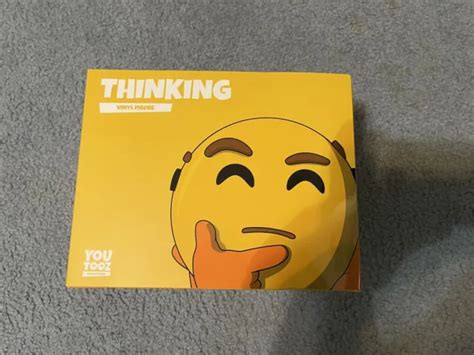 New Sold Out Limited Edition Levitating Thinking Emoji Youtooz Vinyl