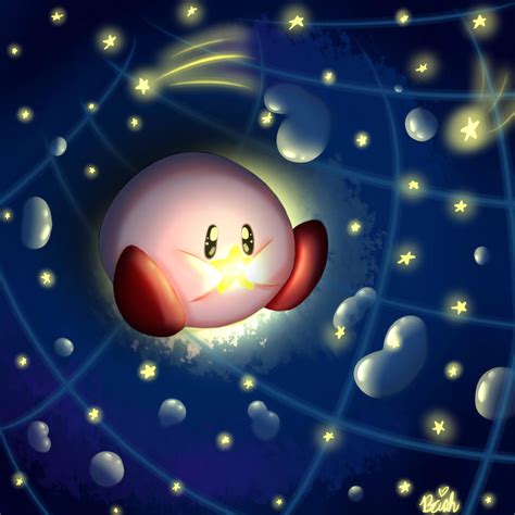 Kirby In Space By Bellamyrocks On Deviantart