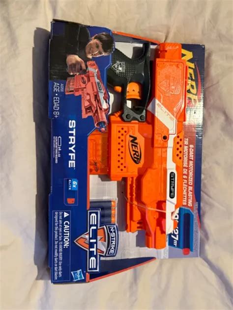 Nerf N Strike Elite Orange Stryfe Blaster Toy Gun Motorized Brand New