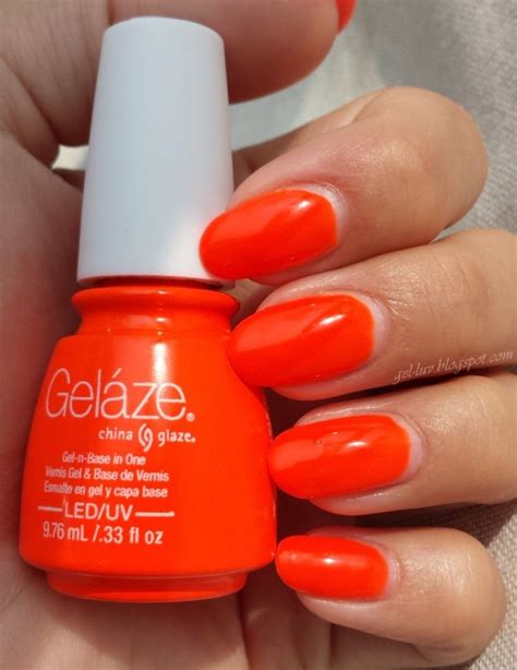 Gelaze Orange Knockout Nail Polish Gel Nail Colors Gel Polish Colors