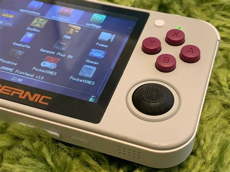 Anbernic RG350 Handheld Game Emulator Console (Grey - Flat Stick mod ...