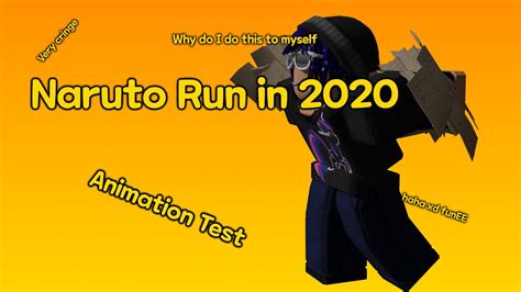 Naruto Run In Roblox But Its 2020 And A Dead Meme Youtube