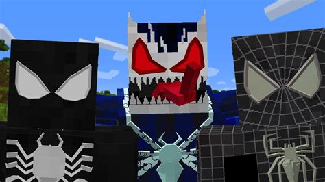 Symbiote Spider Man In Minecraft Legends Mod Update Minecraft Youtube