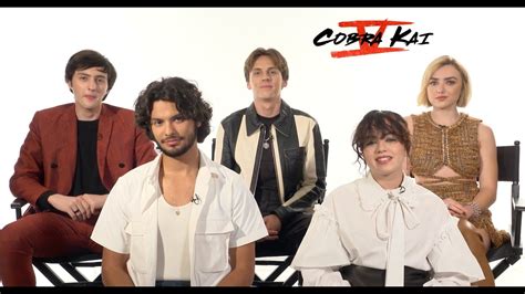 Cobra Kai Season 5 Cast Interviews Youtube