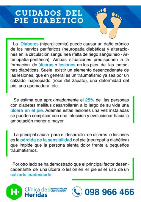 Cuidados del Pie Diabético Clínica de Heridas Uruguay