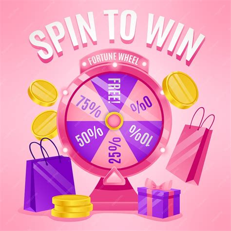 Premium Vector Spin To Win Banner Lucky Promotions With T Prize